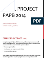 Final Project Papb 2014 Dosen - Herman Tolle Papb Kelas A, B, C Dan G