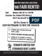 REAL RENT REFORM CAMPAIGN Rally for Fair Rents! AND STRONGE RENT LAWS