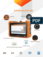 OTDR Platform FOT-300: Otdr/Ols Opm/Vfl