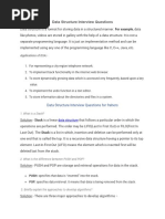 Data Structure Interview Questions: Applications of DSA