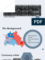 The First Berlin Crisis - Berlin Blockade