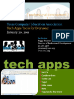 Texas Computer Education Association: Tech Apps Tools For Everyone!
