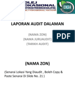 Format Laporan Audit Dalaman Eksa