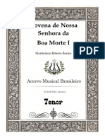 Novena Da Boa Morte 1877 MRB - Tenor