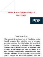 Once a mortgage, always a mortgage - Understanding the key legal principle