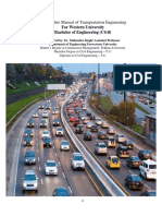 A Complete Note of Transportation Engineering