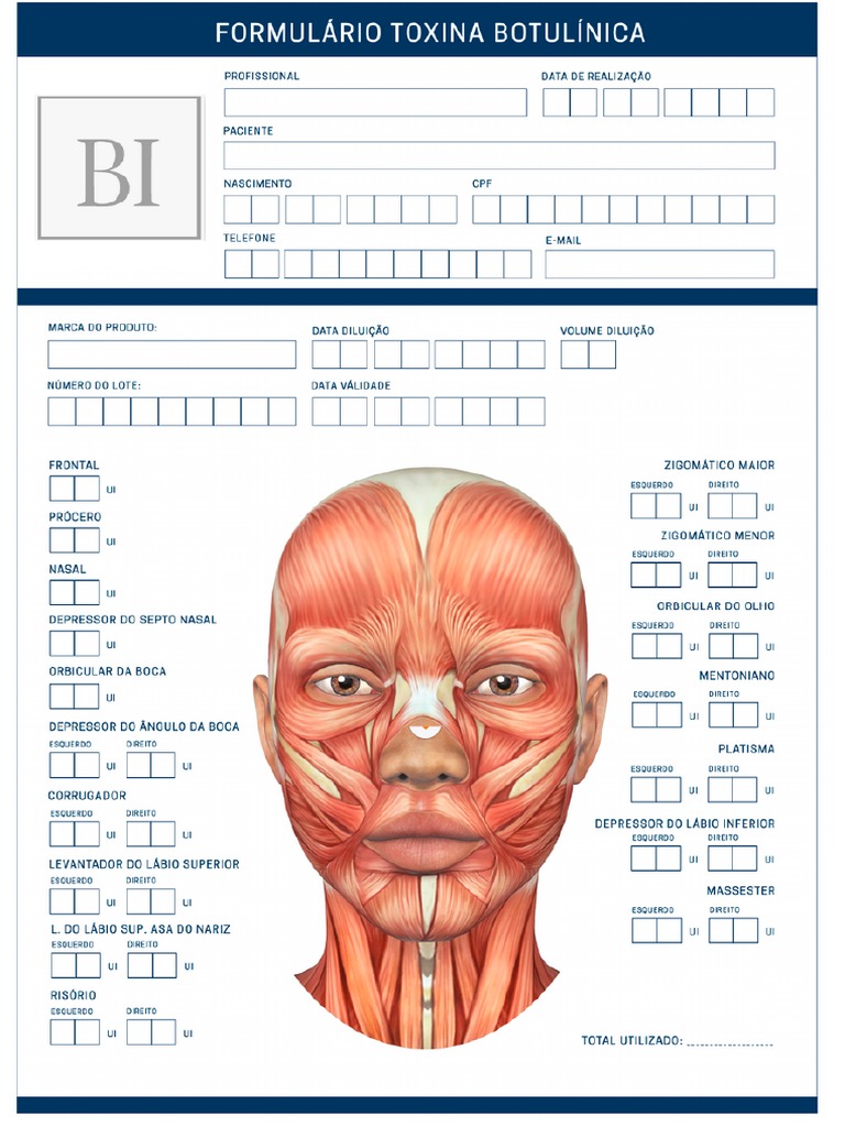Cuidados e Aplicação de Botox Facial | PDF | Toxina botulínica ...