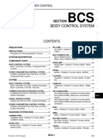 Body Control System: Section