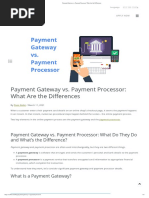 Payment Gateway vs. Payment Processor - What Are The Differences