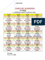 Orar III Abcd - Practica În Școală - 6 Dec. 2021 - 25 Feb 2022