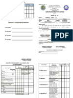 Report Card (New Format g4 & 6) Sy 2018-2019