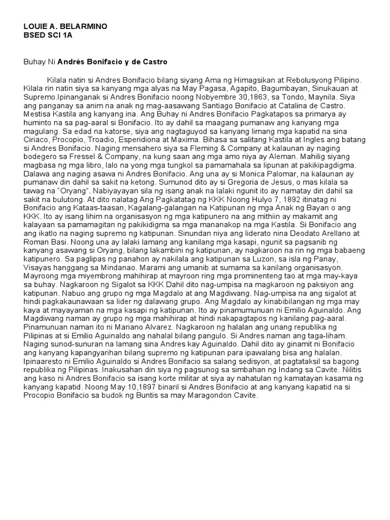 Bonifacio | PDF