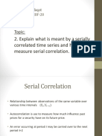 Explain What Is Meant by A Serially Correlated Time Series and How We Measure Serial Correlation