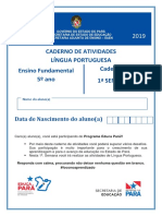 5 Ano Li Ngua Portuguesa Semana 01-27-08 2019-7eb27