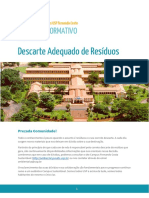 Boletim Informativo - Descarte Adequado