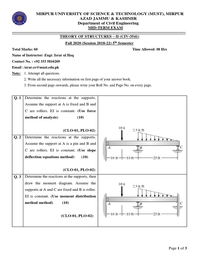 Mirpur University of Science & Technology (Must), Mirpur Azad Jammu ...