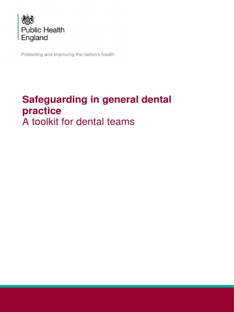 Safeguarding in General Dental Practice A Toolkit For Dental Teams