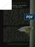 Philosophical Film Review: Die Beautiful