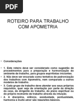 Roteiro Para Trabalho Com Apometria