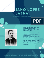 Graciano Lopez Jaena: Presented by George Mapalo JR