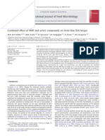 Combined Effect of MAP and Active Compounds On Fresh Blue Fish Burger