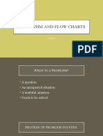 Algorithm and Flow Charts: Lesson 5