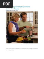 A importância da nutrição para saúde