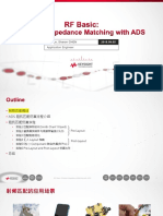 RF Basic - Efficient Impedance Matching With ADS - SC - Handout