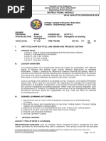 Module 3. Job Order and Process Costing