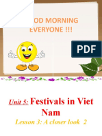 Unit 05 Festivals in Viet Nam Lesson 3 A Closer Look 2