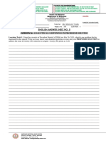 Lesson 5:: English Answer Sheet No. 5 Analytical Listening in Problem Solving