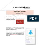 Guía SIUL Admisiones, Matrícula y Notas Unilibre Barranquilla