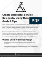 Goals & Tips for Successful Service Designs