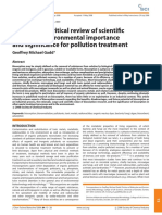 Gadd. 2009. Biosorption Critical Review of Scientific Rationale , Environmental Importance and Significance for Pollution Treatment