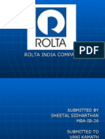 Rolta India Company