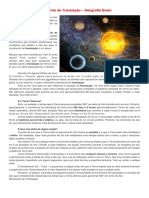 Geografia - Movimento de Translacao