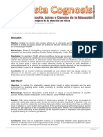 (SIN REFERENCIAS) Pausas Activas y La Mejora de La Atención en Niños