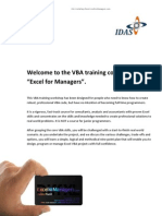 VBA For Managers