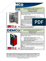 Caract. Tec. Celda de Medida en MT