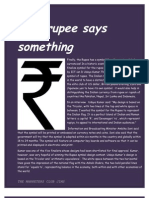 Now Rupee Says Something