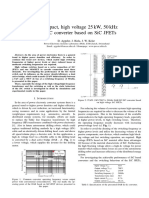 A compact, high voltage 25 kW, 50 kHz DC-DC converter based on SiC JFETs[1226]