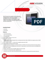DS-K1T331 Series Face Recognition Terminal - Datasheet - V1.0.1 - 20200406