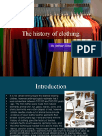 The History of Clothing.: by Șerban Georgia Rafaela