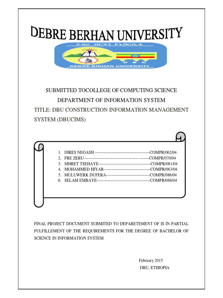 DBU Construction Management System | PDF | Databases | Use Case