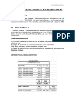 Memoria de Calculo de Electricas Olga