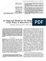 For Dielectric Constant Sea Water Microwave: An Improved