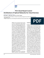 A Novel Stateful PCE-Cloud Based Control Architecture of Optical Networks For Cloud Services