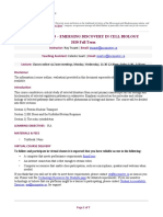 Biochem 3Cb3 - Emerging Discovery in Cell Biology 2020 Fall Term