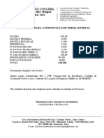 Orçamento de Empresas Constituição