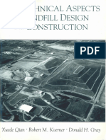 Geotechnical Aspects of Landfill Design and Construction. Xuede Qian. Robert M. Koerner. Donald H. Gray.